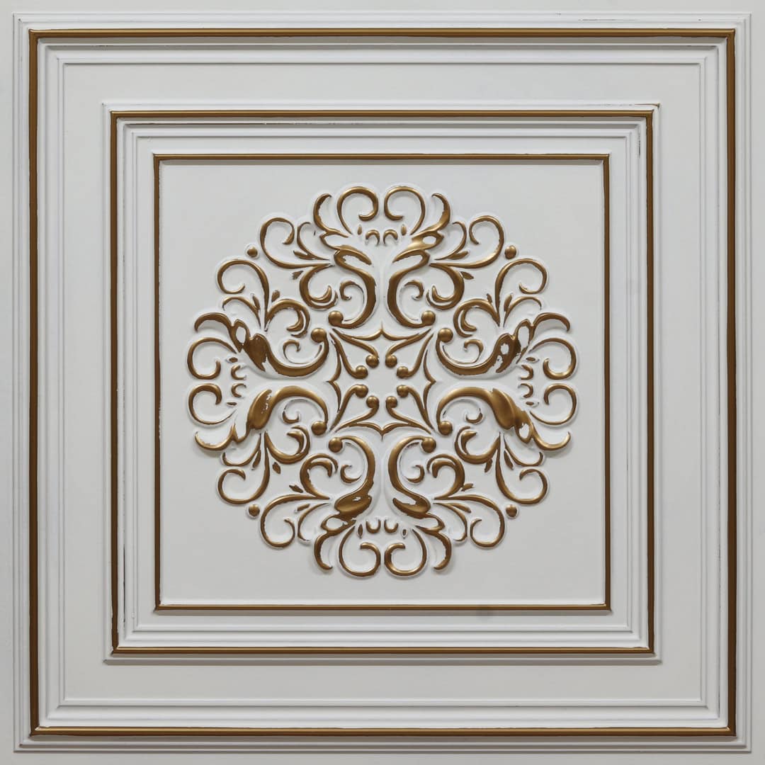381-Royal Florentine-Antique White-Glue Up and Grid Both