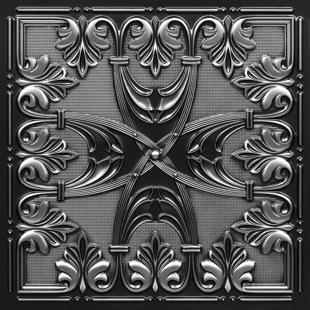 383-Noble Flourish-Antique Silver-Glue Up and Grid Both
