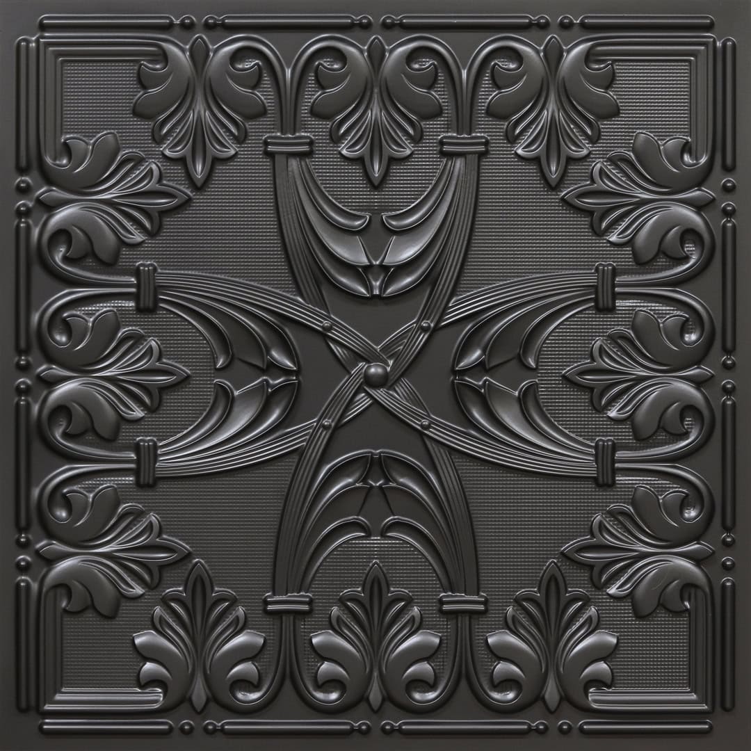 383-Noble Flourish-Metallic Grey-Glue Up and Grid Both
