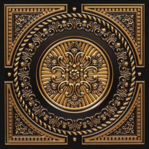 384-Royal Medallion-Antique Gold-Glue Up and Grid Both