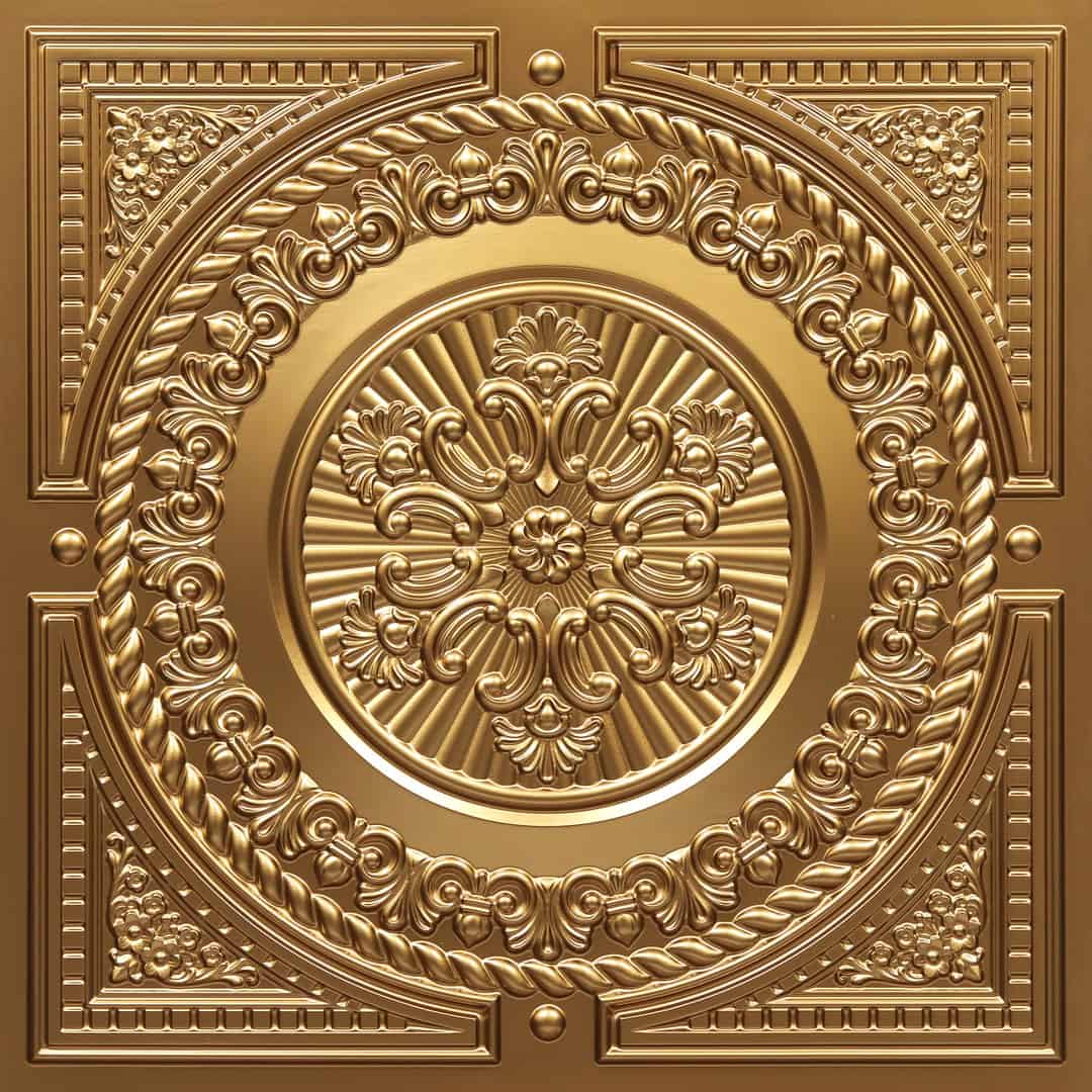 384-Royal Medallion-Gold-Glue Up and Grid Both