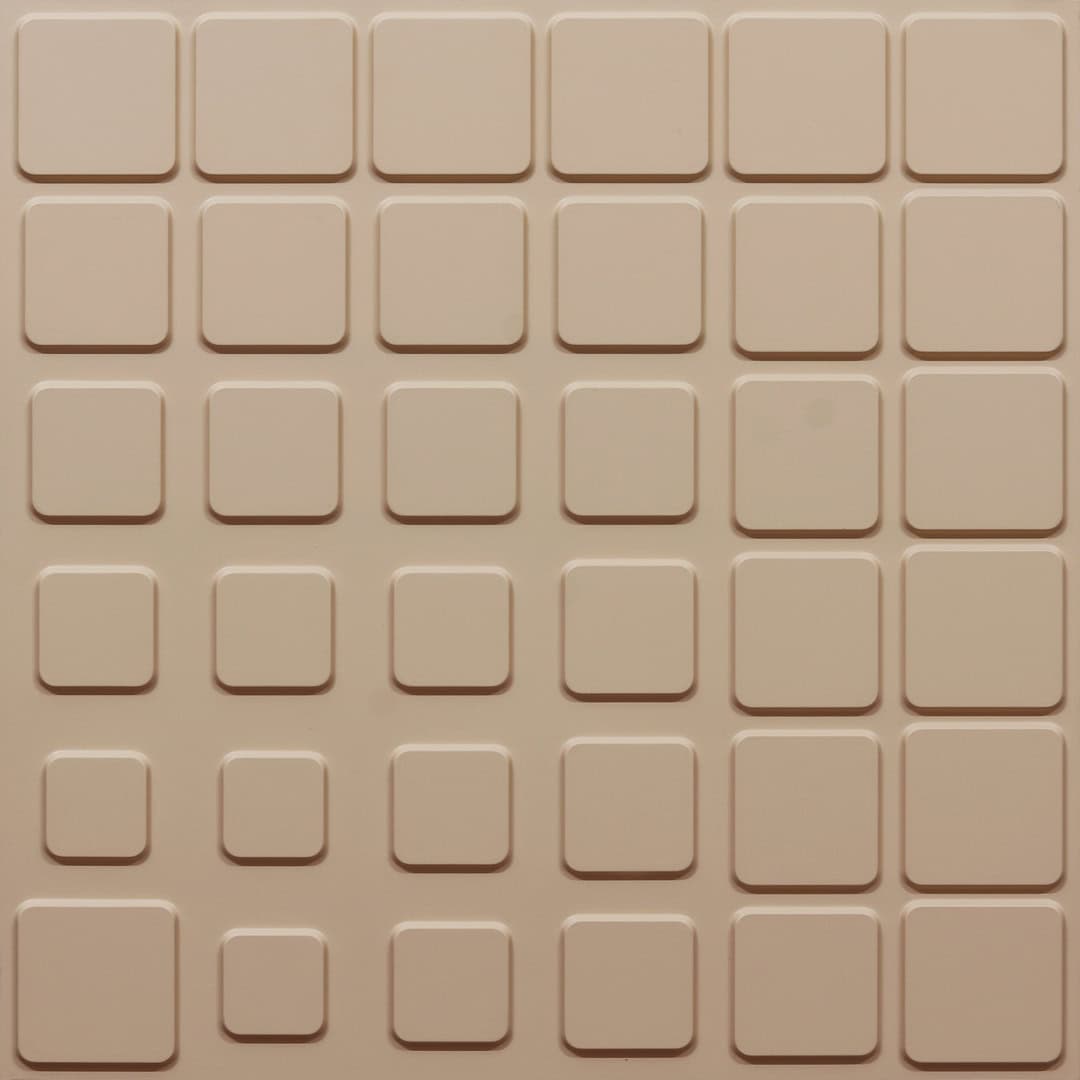 385-Soft Grid-Dairy Cream-Glue Up Only