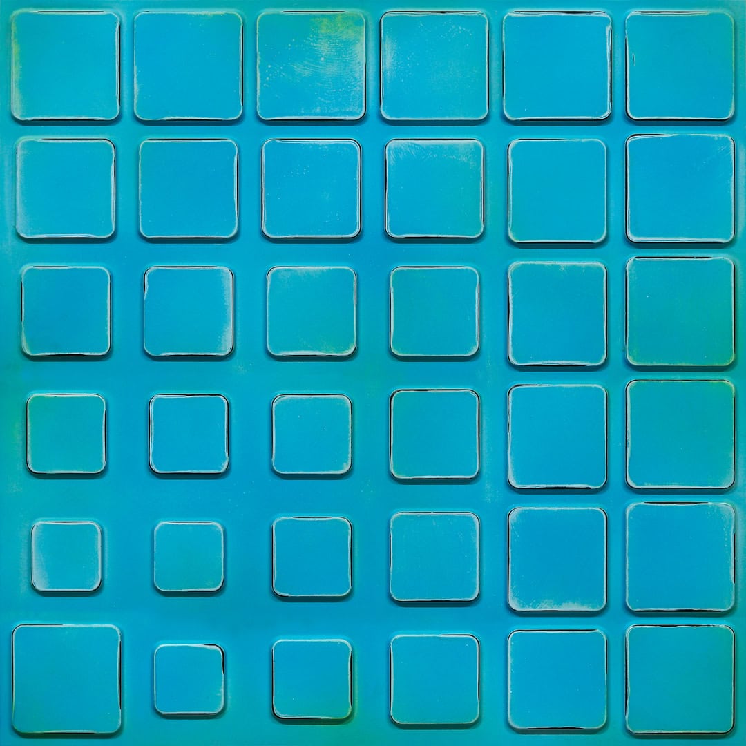 385-Soft Grid-Medieval Blue-Glue Up Only