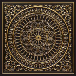 386-Grand Mandala-Antique Gold-Glue Up and Grid Both
