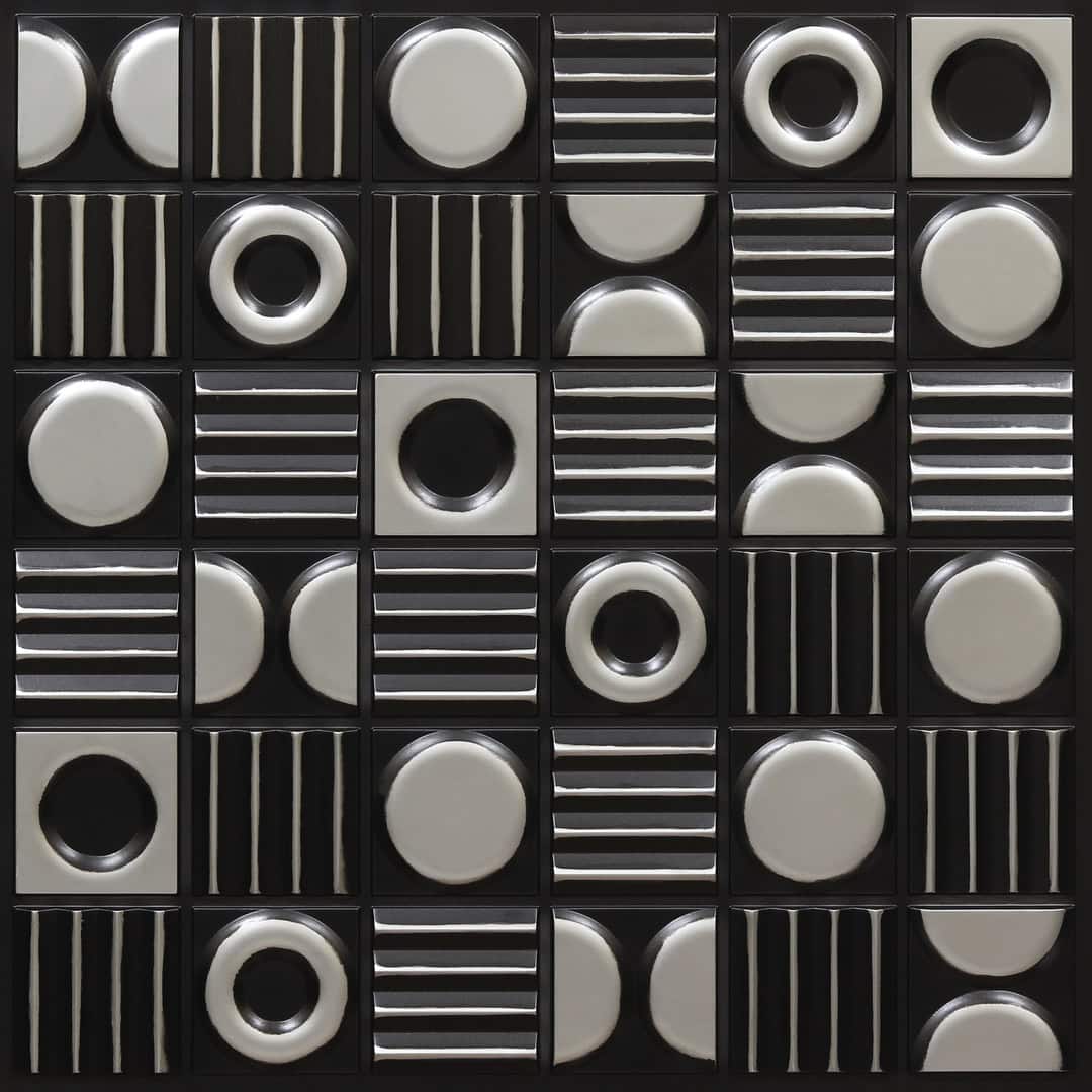 398-Urban Mosaic-Antique Silver-Glue Up Only