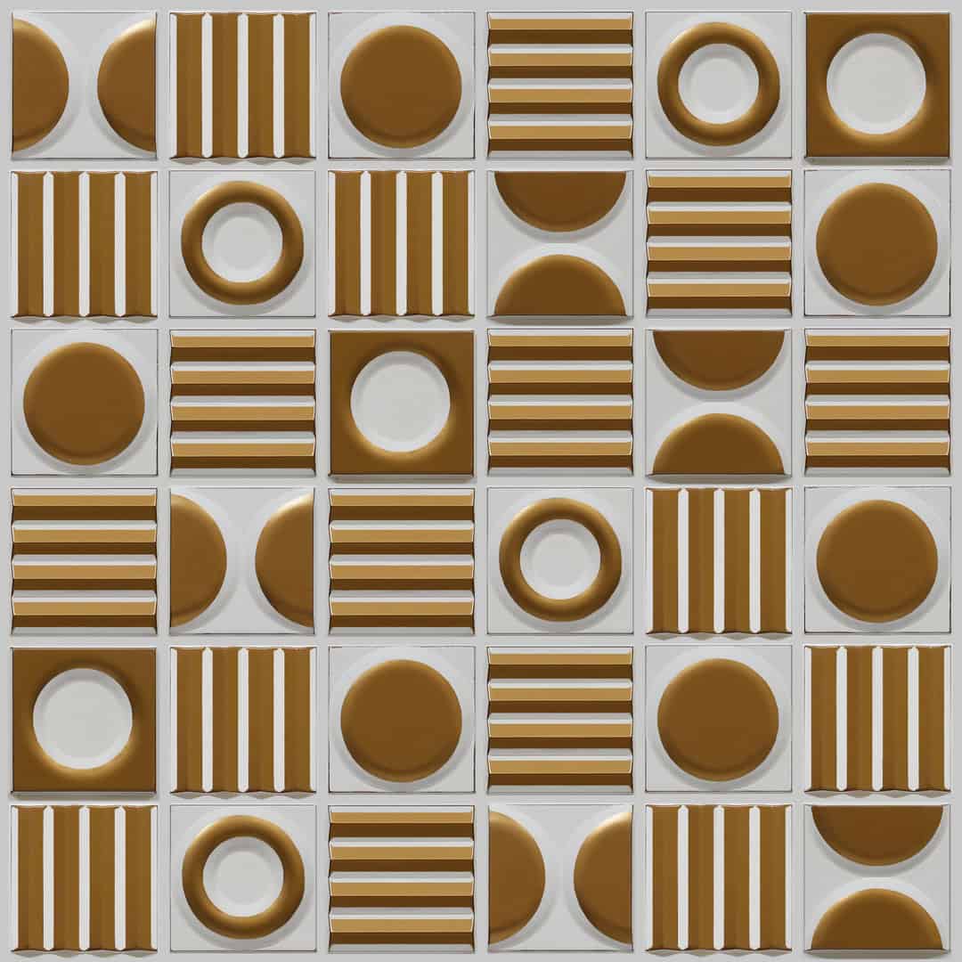 398-Urban Mosaic-Antique White-Glue Up Only