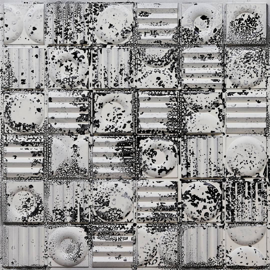 398-Urban Mosaic-Choclate And Vanila-Glue Up Only