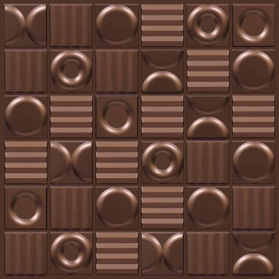398-Urban Mosaic-Mocha-Glue Up Only