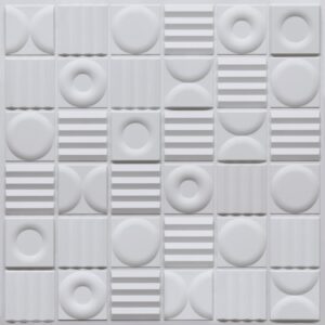 398-Urban Mosaic-White Matt-Glue Up Only