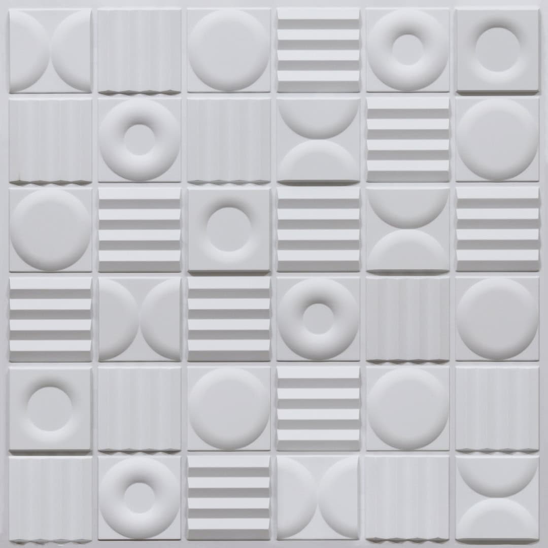 398-Urban Mosaic-White Matt-Glue Up Only