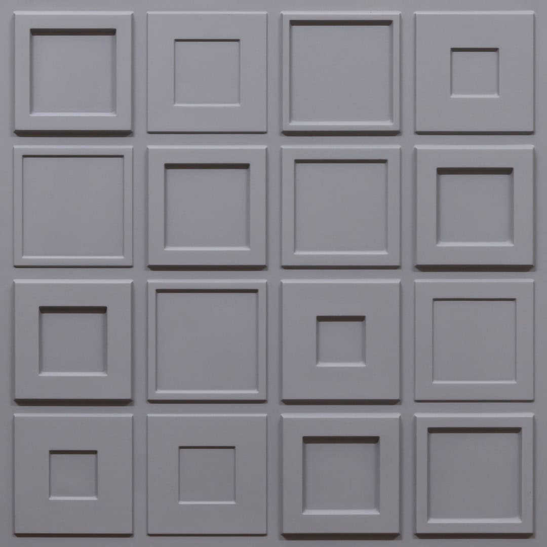 389-Modern Mosaic-Milky Grey-Glue Up Only