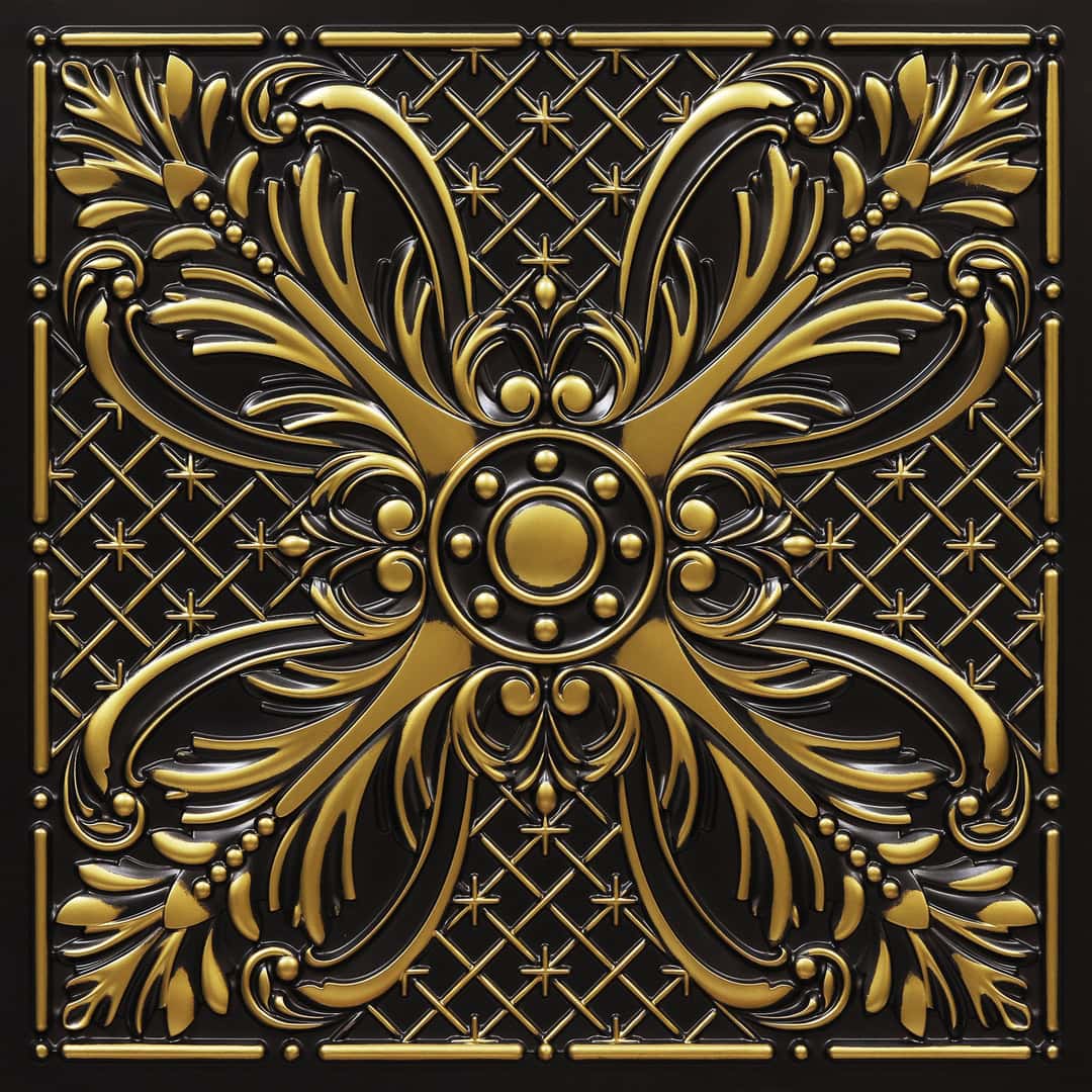390-Royal Acanthus-Antique Brass-Glue Up and Grid Both