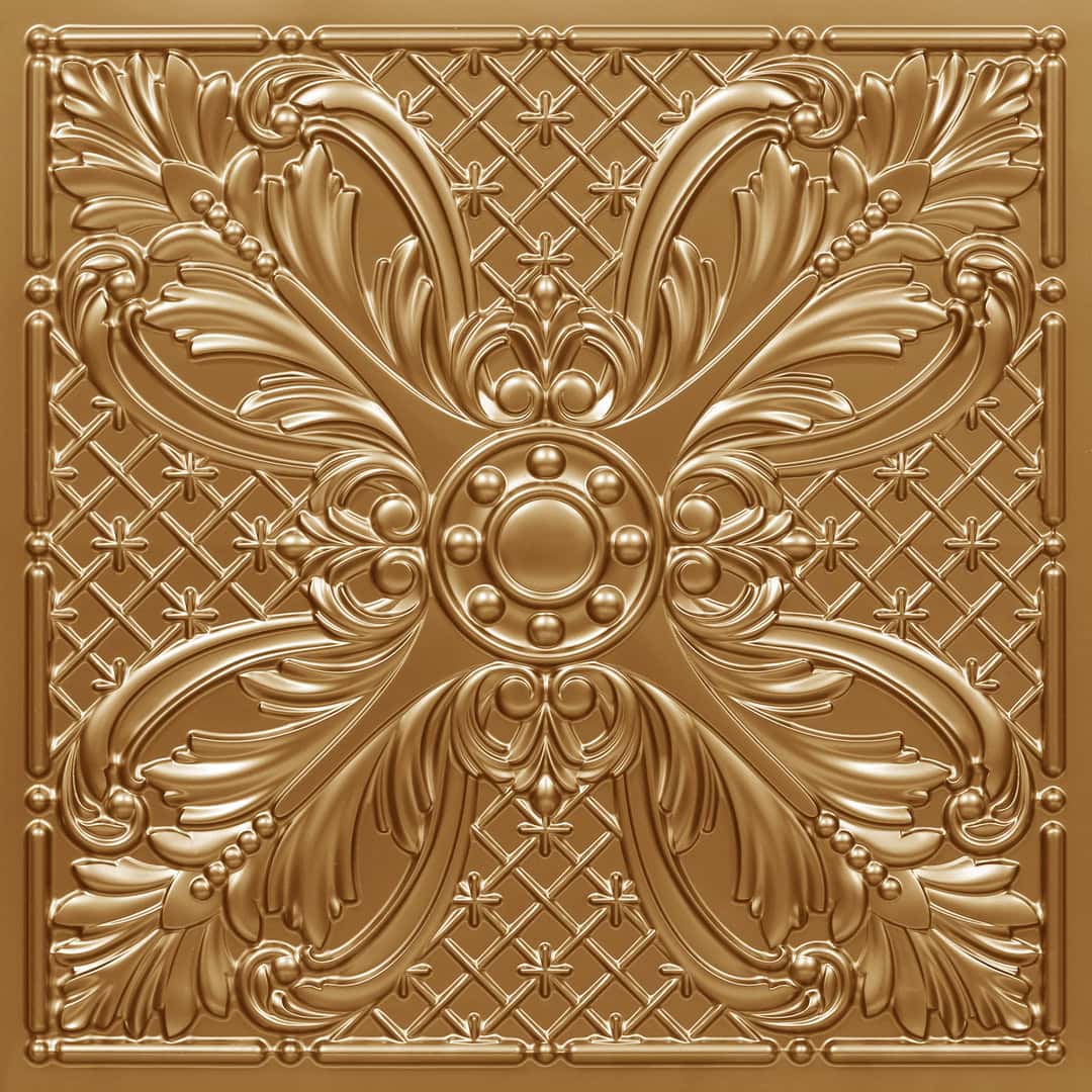 390-Royal Acanthus-Gold-Glue Up and Grid Both
