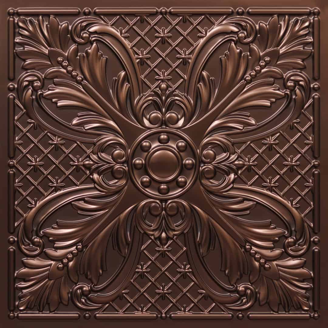 390-Royal Acanthus-Mocha-Glue Up and Grid Both