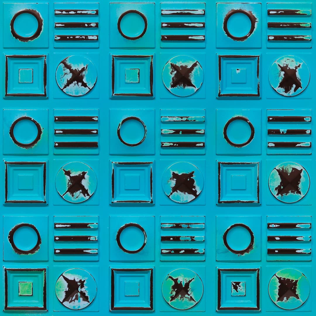 393-Geometric Rhythm-Medieval Blue-Glue Up Only