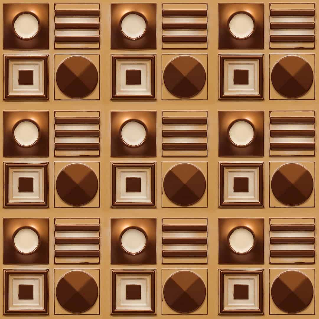 393-Geometric Rhythm-Sandstone-Glue Up Only