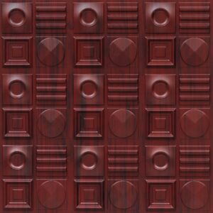 393-Geometric Rhythm-Woodland Brown-Glue Up Only