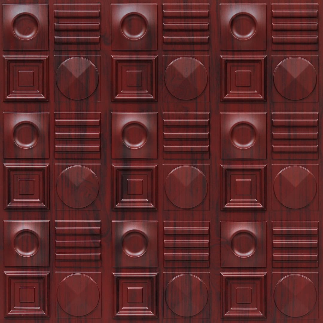 393-Geometric Rhythm-Woodland Brown-Glue Up Only