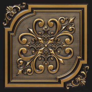 395-Regal Flourish-Antique Gold-Glue Up and Grid Both