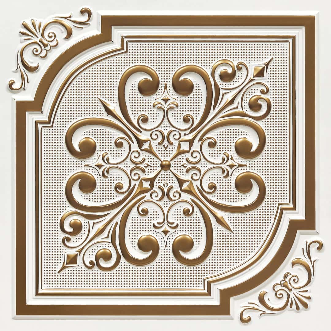 395-Regal Flourish-Antique White-Glue Up and Grid Both