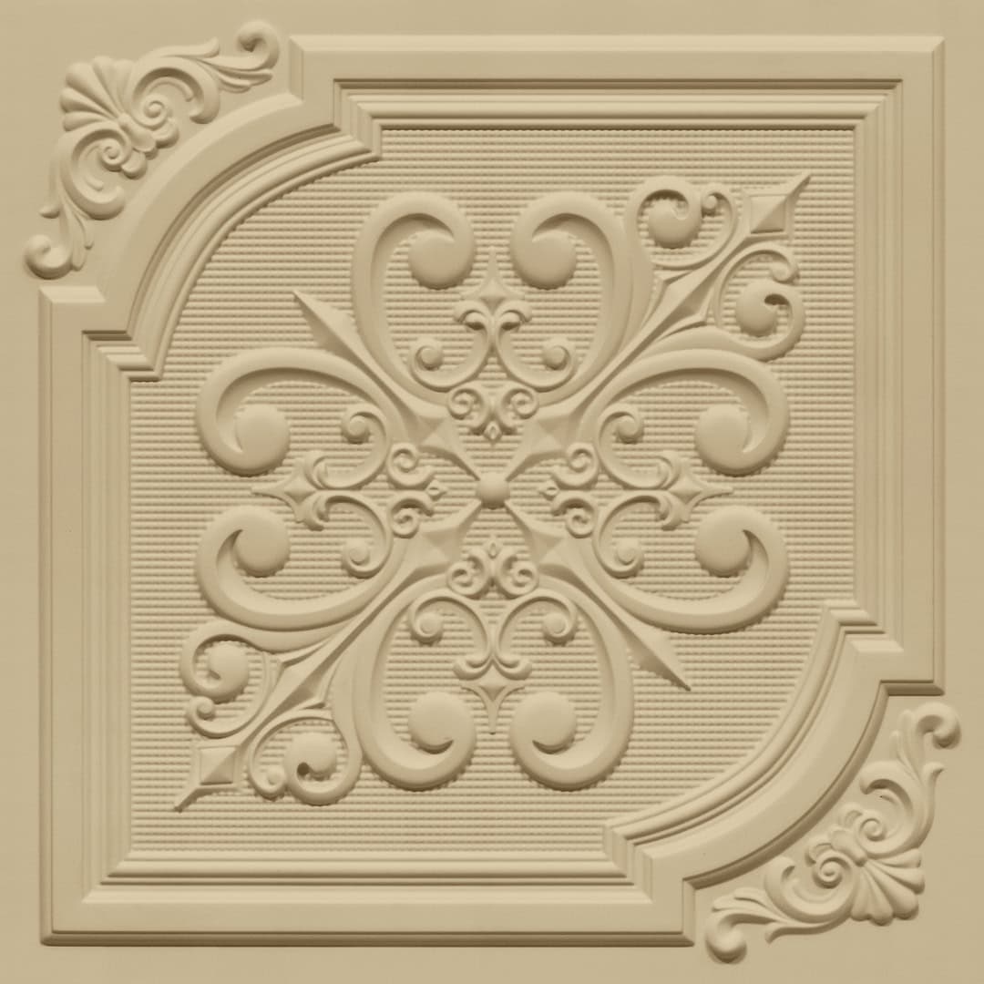 395-Regal Flourish-Dairy Cream-Glue Up and Grid Both