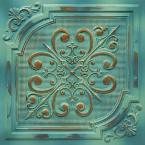 395-Regal Flourish-Vintage Tin-Glue Up and Grid Both
