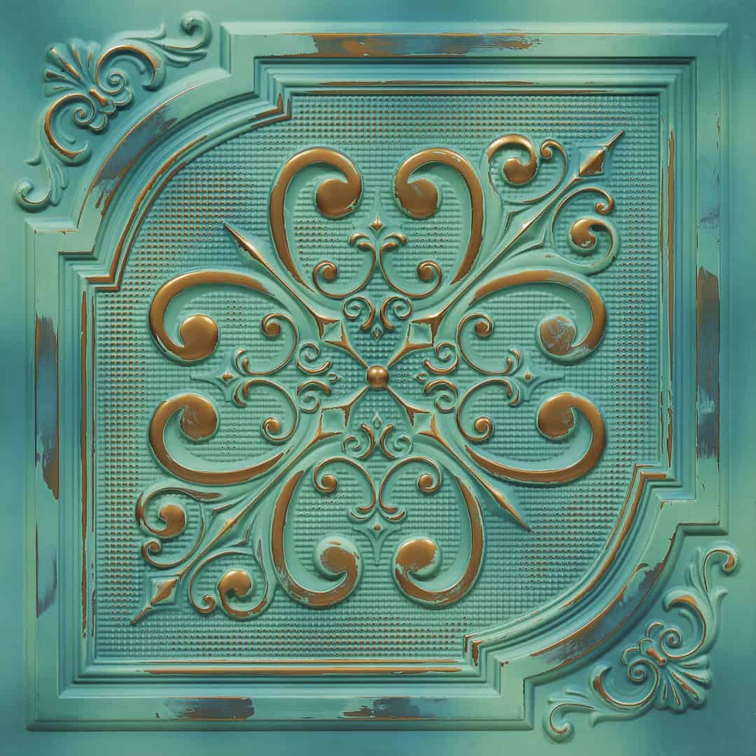 395-Regal Flourish-Vintage Tin-Glue Up and Grid Both