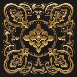 396-Royal Petal-Antique Gold-Glue Up and Grid Both