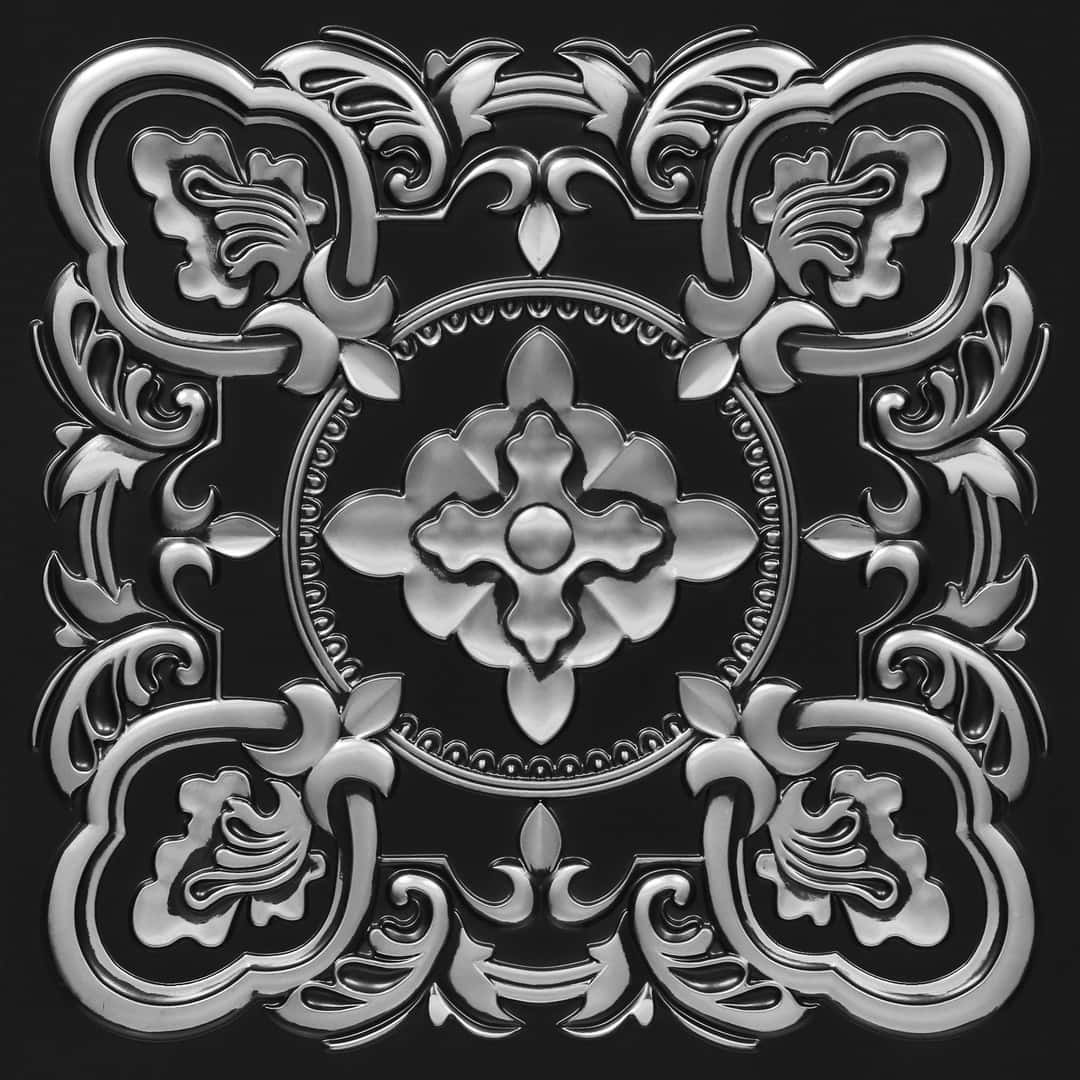 396-Royal Petal-Antique Silver-Glue Up and Grid Both