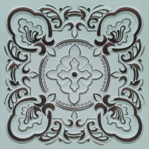396-Royal Petal-Aqua Tin-Glue Up and Grid Both
