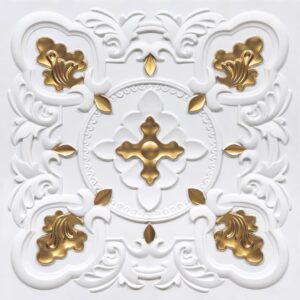 396-Royal Petal-White Matt Gold-Glue Up and Grid Both