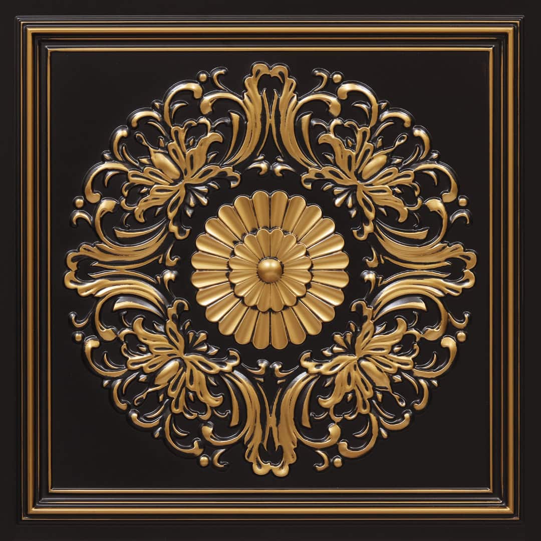 382-Royal Blossom-Antique Gold-Glue Up and Grid Both