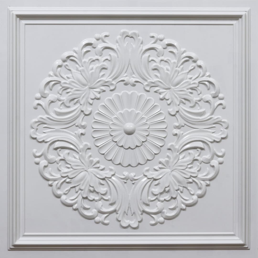 382-Royal Blossom-White Glossy-Glue Up and Grid Both