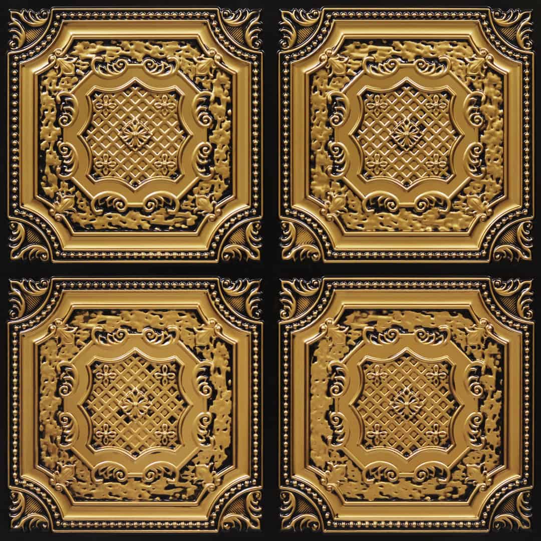 392-Palace Medallion-Antique Gold-Glue Up Only