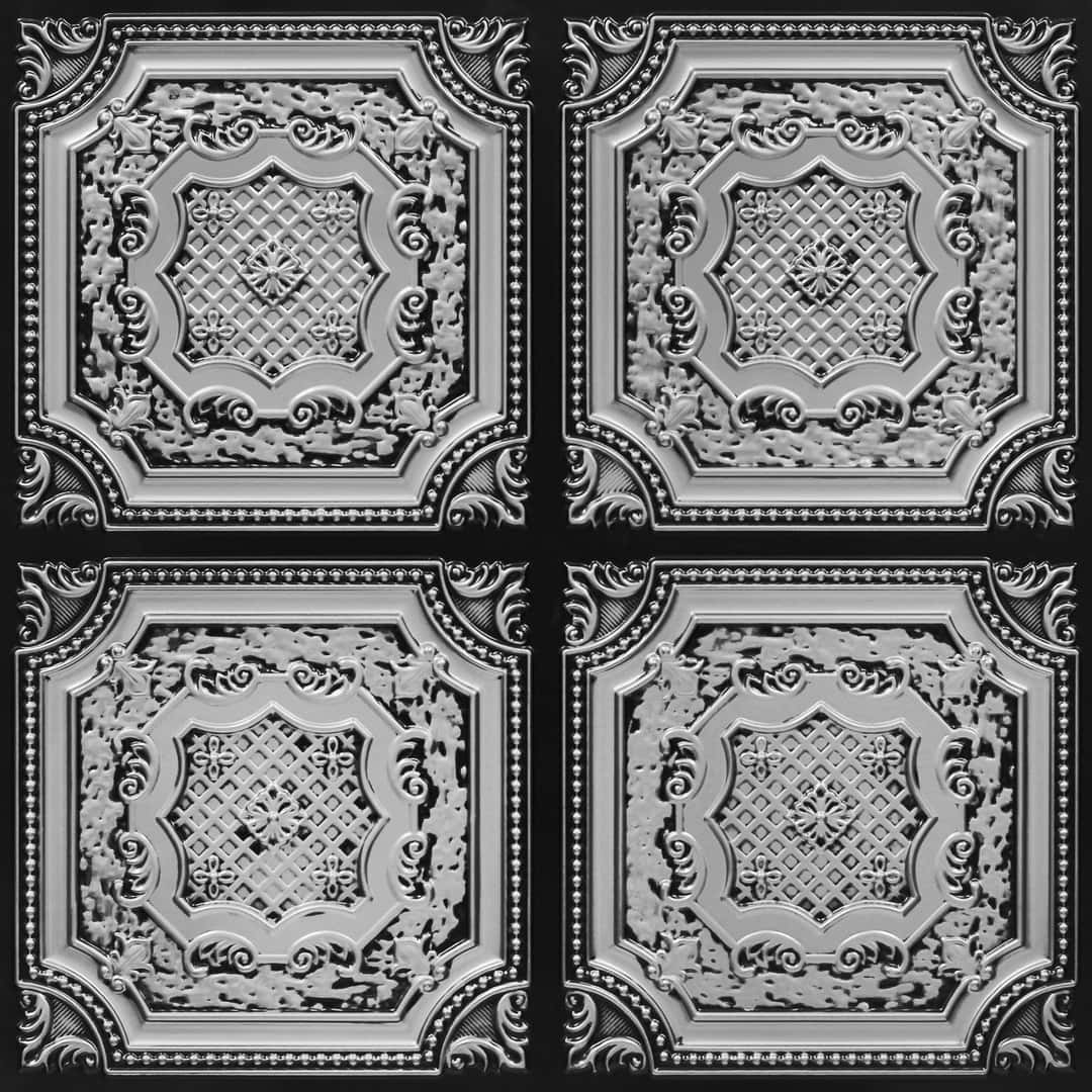 392-Palace Medallion-Antique Silver-Glue Up Only