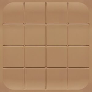 394-CurveSquare Panel-Brown Candy-Grid
