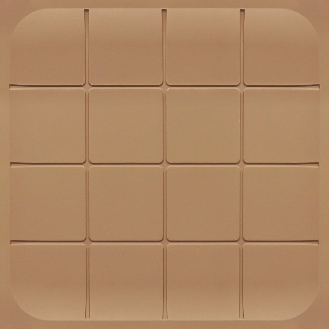 394-CurveSquare Panel-Brown Candy-Grid
