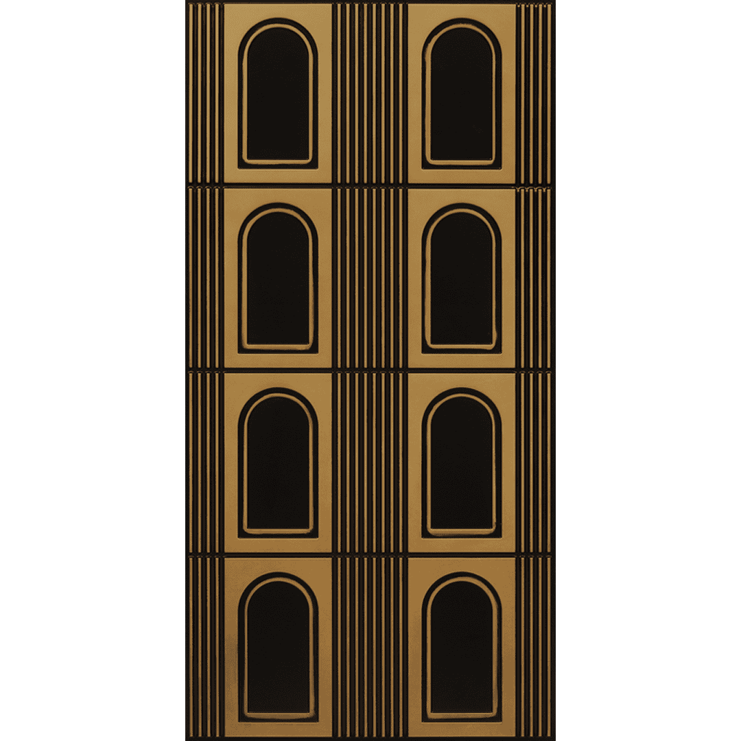 4006-Arched Elegance-Antique Gold-Peel And Stick