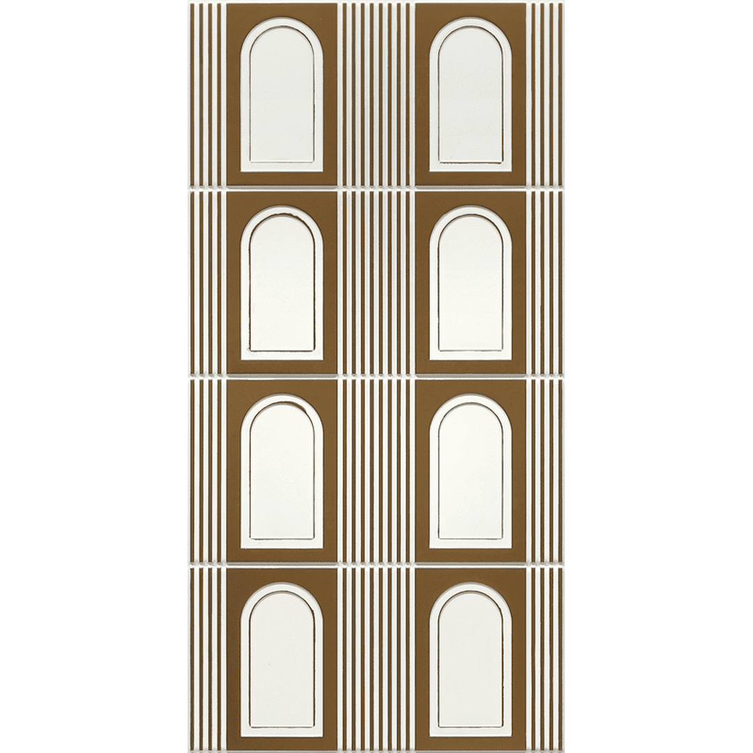 4006-Arched Elegance-Antique White-Peel And Stick