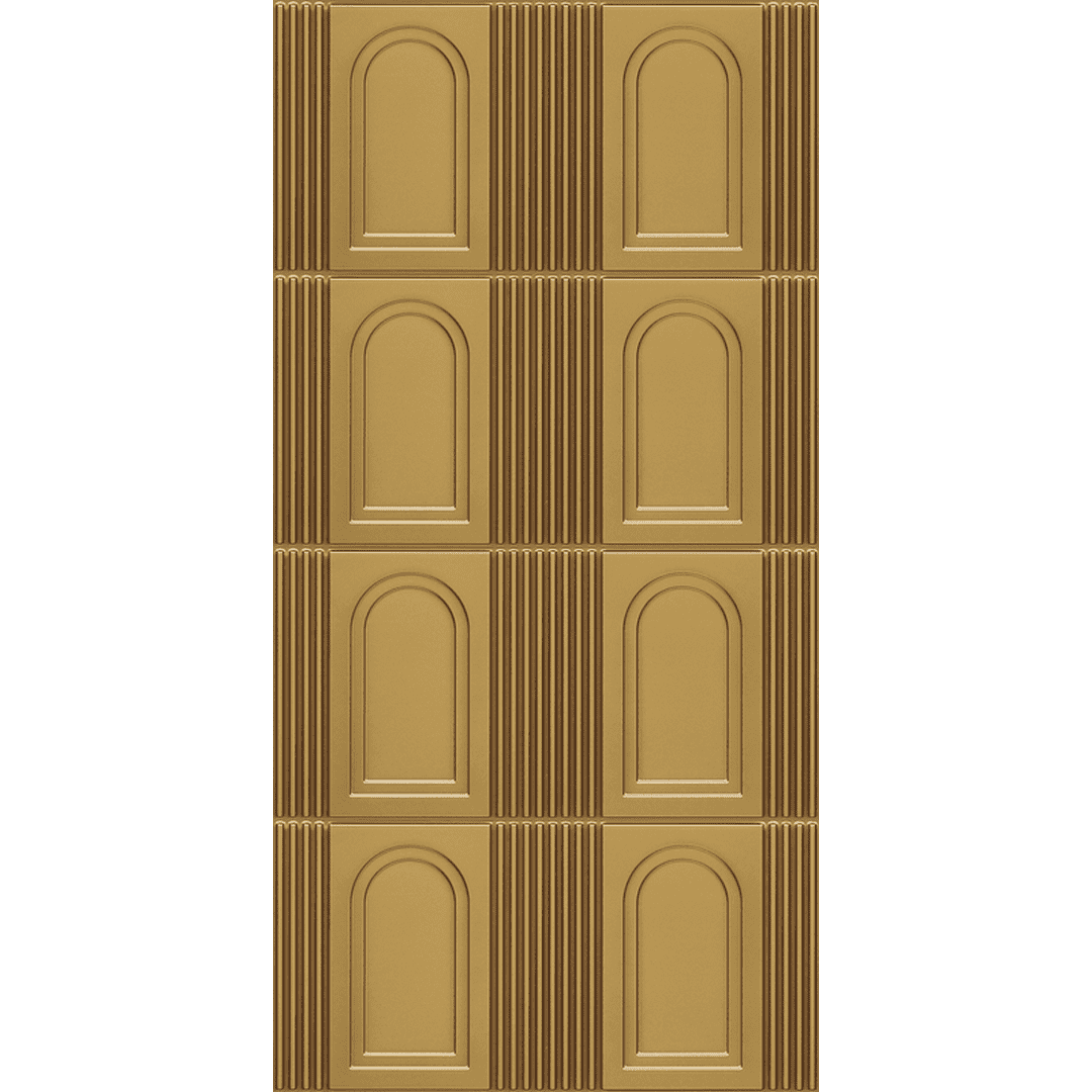 4006-Arched Elegance-Gold-Peel And Stick